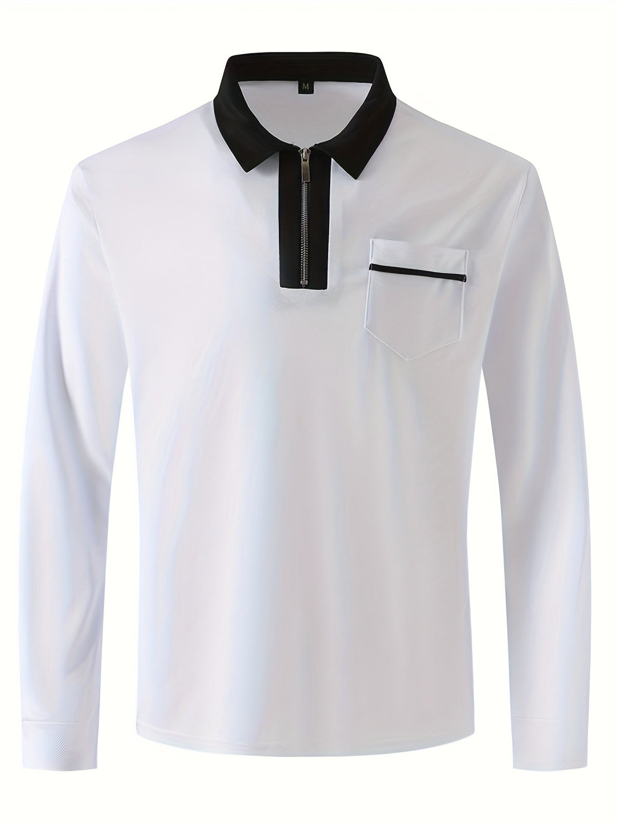 Fletcher | Verfijnde Zip-Kraag Polo Shirt