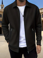 Charles | Textured Full-Zip Jacket