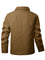Dalton | Warme Voering Geribbelde Trucker Jacket