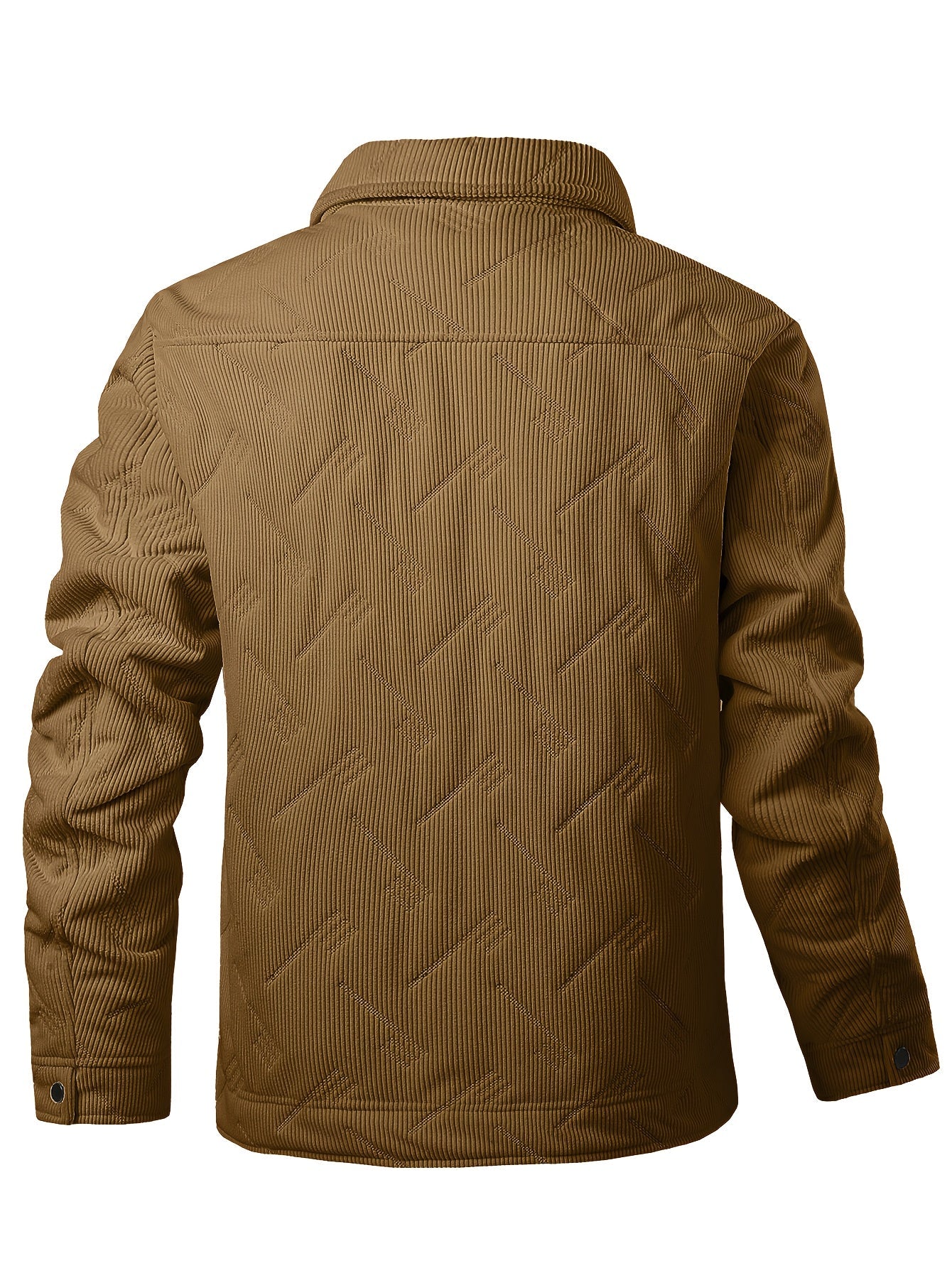 Dalton | Warme Voering Geribbelde Trucker Jacket