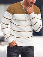 Bennington | Klassieke Gestreepte Crewneck Trui