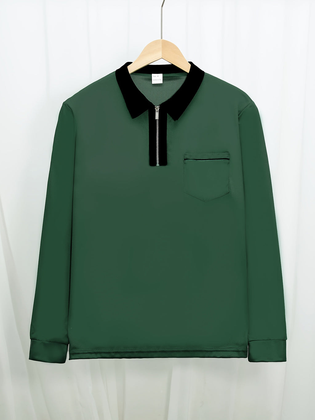 Fletcher | Verfijnde Zip-Kraag Polo Shirt