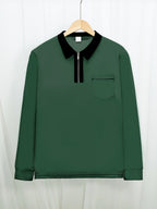 Fletcher | Verfijnde Zip-Kraag Polo Shirt