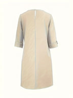 Eleanor | Comfortabele Ronde Halsjurk