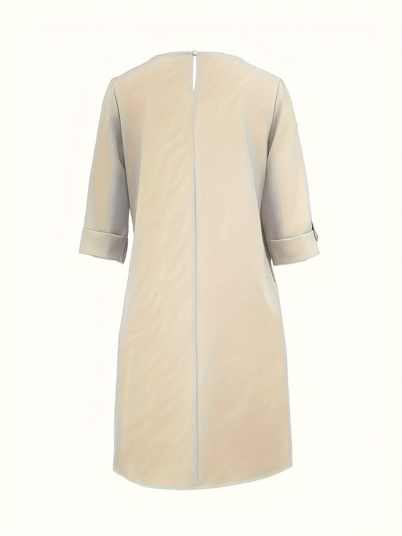 Eleanor | Comfortabele Ronde Halsjurk