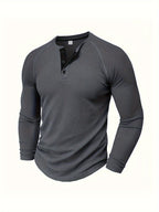 Jasper | Klassieke Knopsluiting Henley