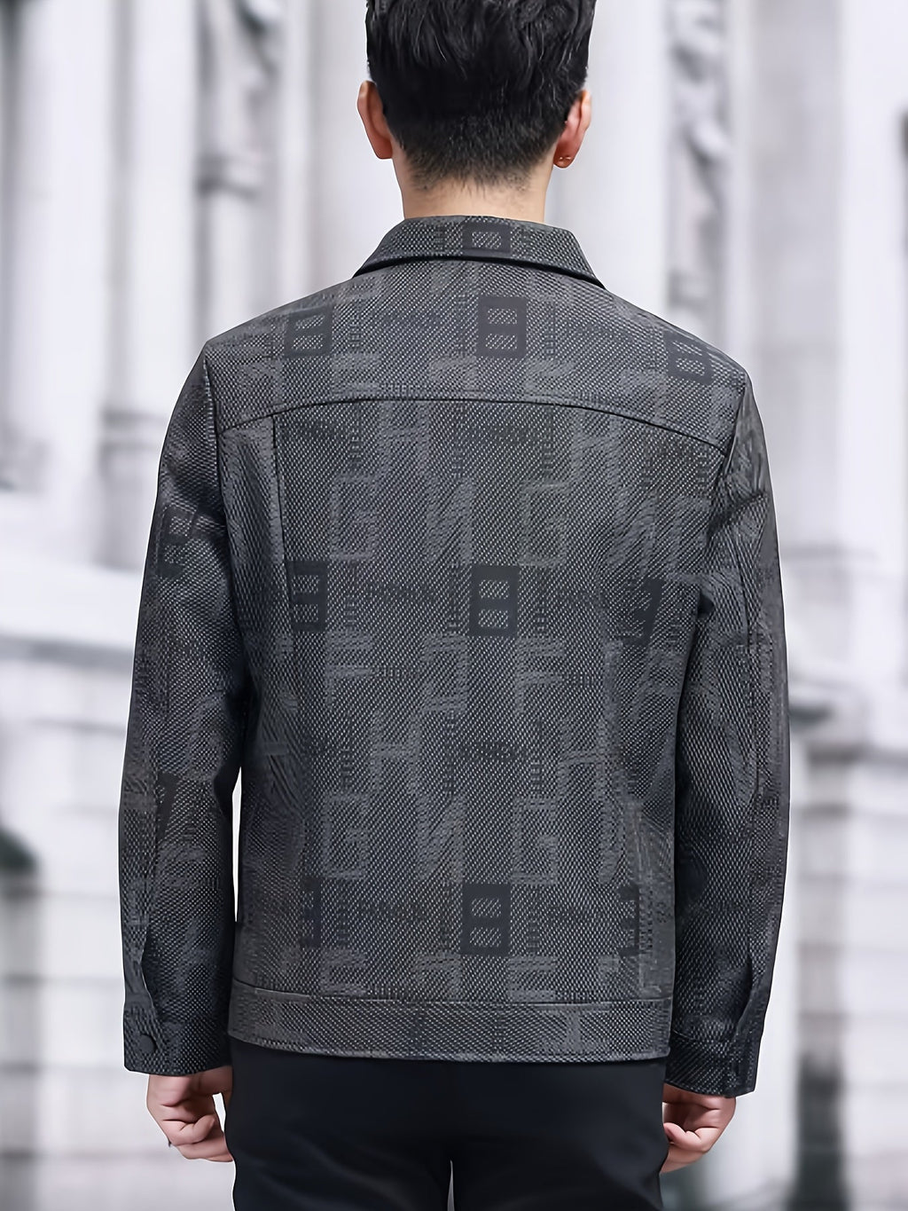 Beckett | Verfijnde Patroon Jacket