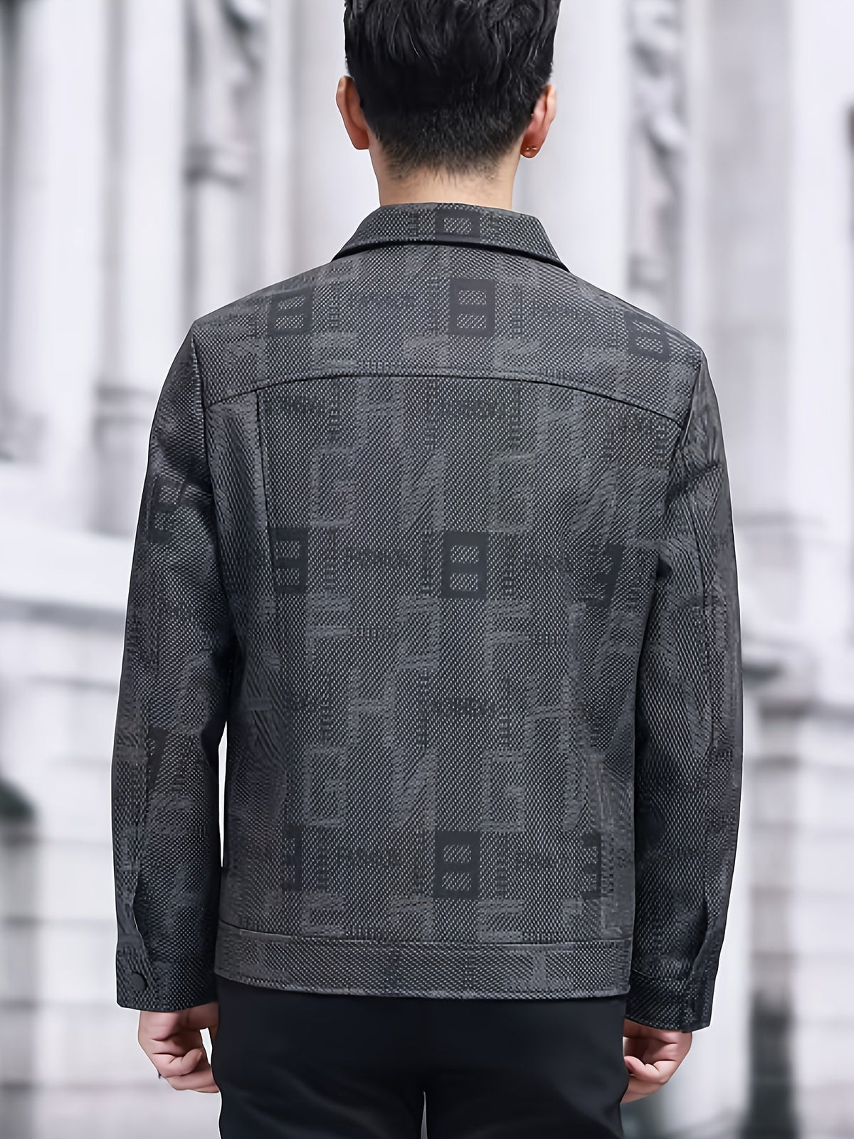 Beckett | Verfijnde Patroon Jacket