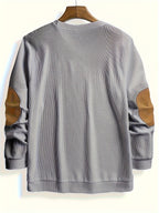 Desmond | Textured Contrast Pullover