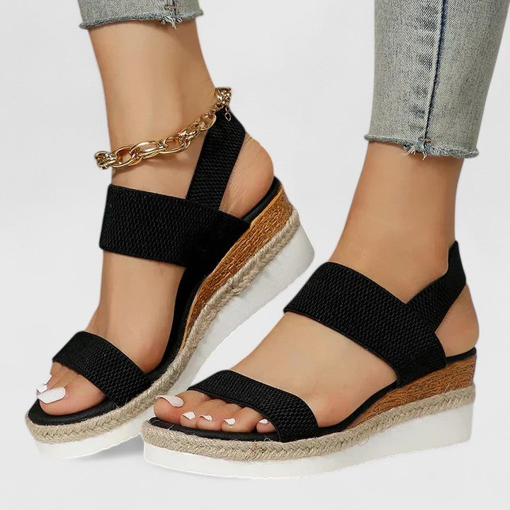 Marlene | Comfort Wedge Sandalen