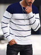 Bennington | Klassieke Gestreepte Crewneck Trui