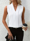 Audrey | Klassieke Mouwloze Blouse