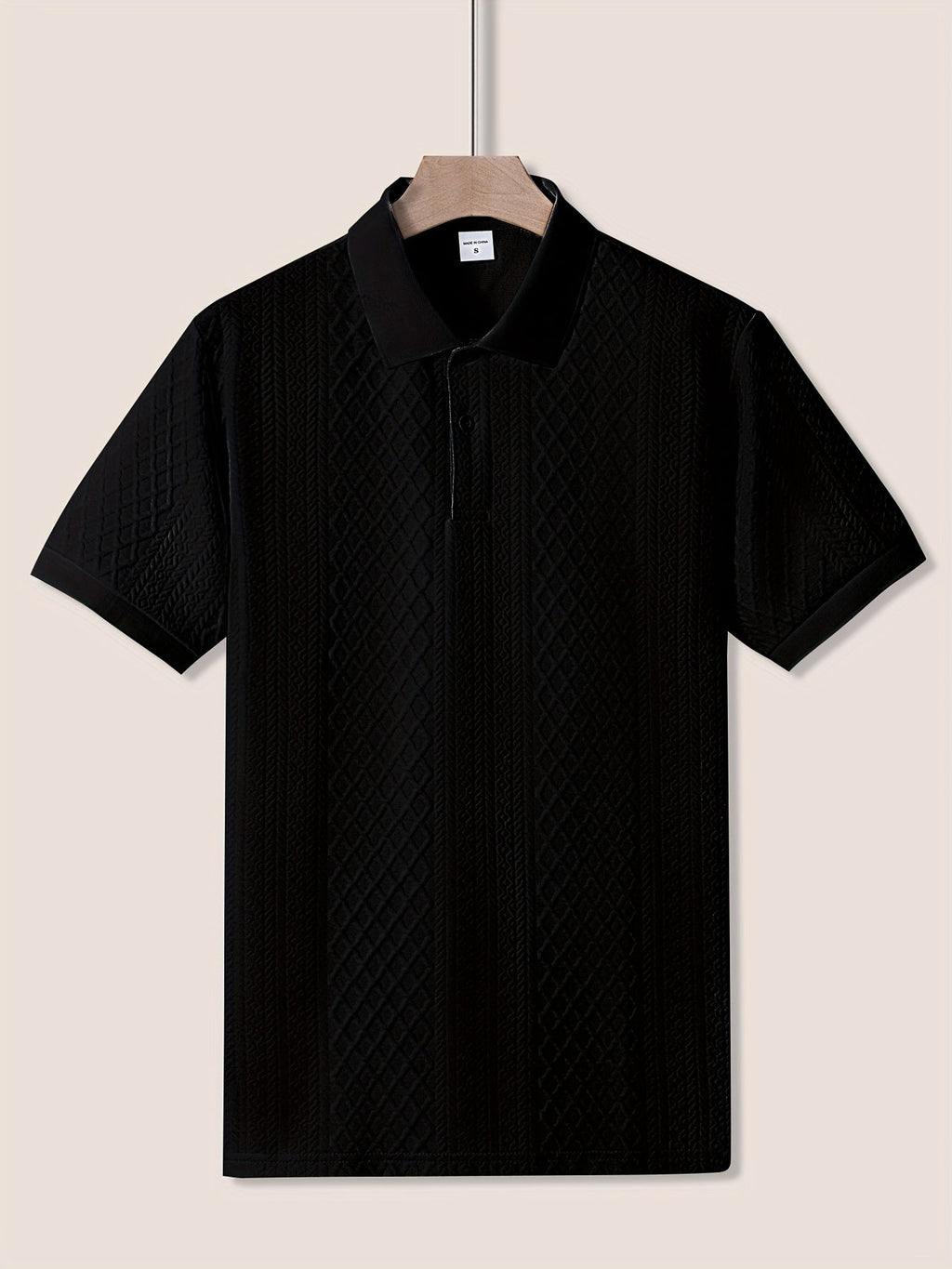 Sawyer | Textured Knit Polo Shirt