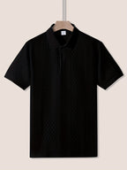Sawyer | Textured Knit Polo Shirt