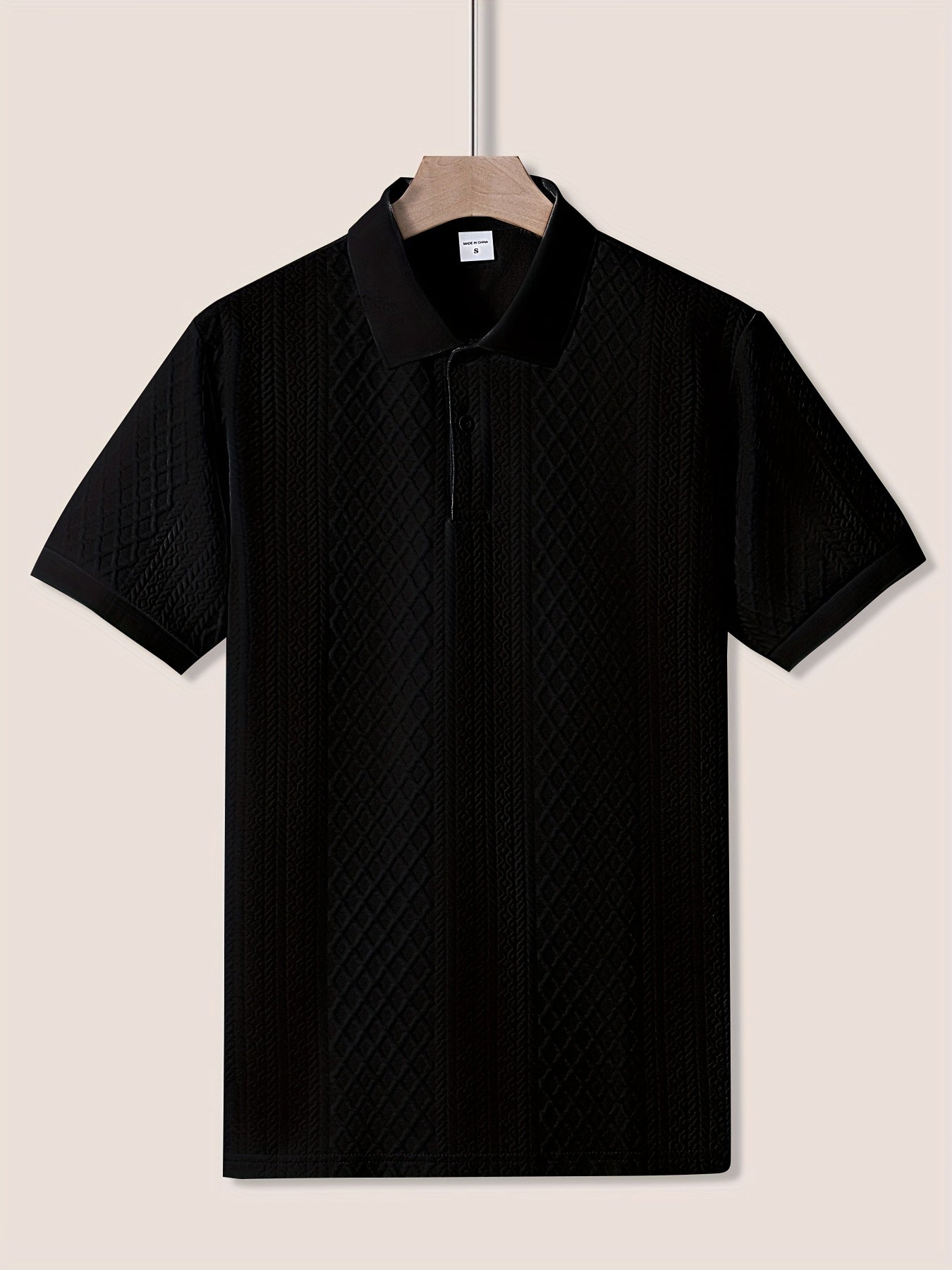 Sawyer | Textured Knit Polo Shirt
