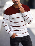 Bennington | Klassieke Gestreepte Crewneck Trui