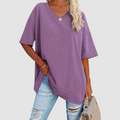 Gabrielle™ Elegante V-hals T-Shirt