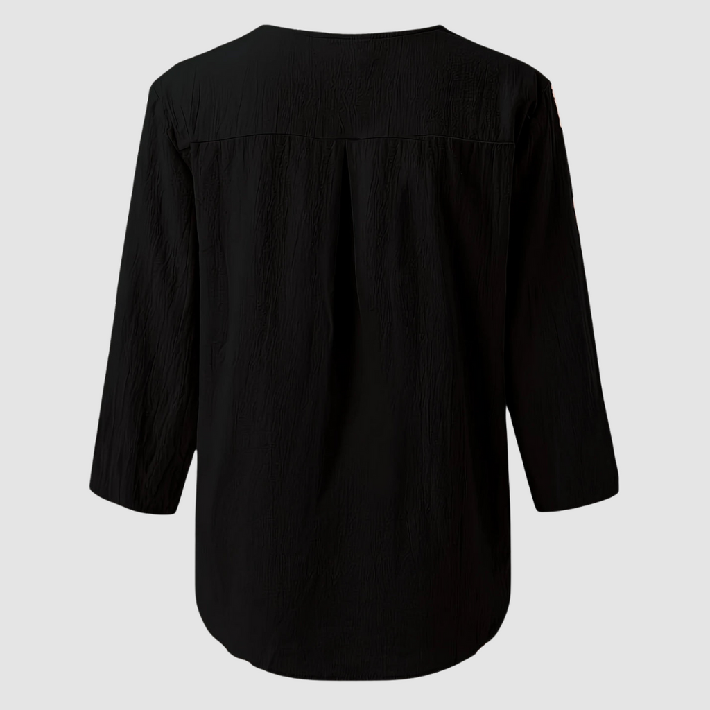 Melisa™ Casual Katoenen & Linnen Blouse