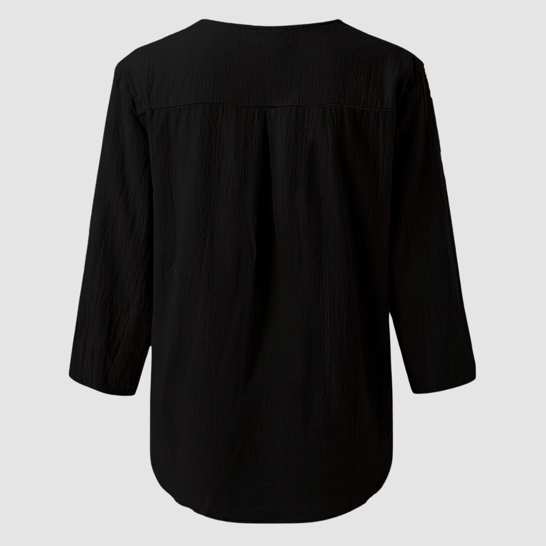 Melisa™ Casual Katoenen & Linnen Blouse