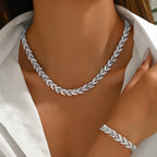 Emma | Crystal Fishtail Sieradenset