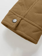 Dalton | Warme Voering Geribbelde Trucker Jacket