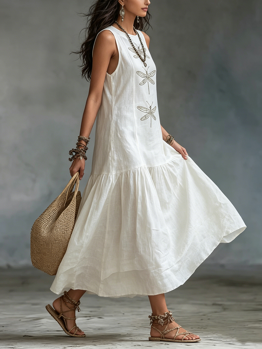 ROSAMOND | MOULELOZE MAXI-JURK
