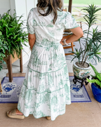 Esther™ Classic Toile Maxi Jurk