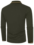 Emerson | Verfijnde Lange Mouwen Polo Shirt