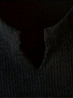 Damon | Ontspannen Split-Neck Tanktop