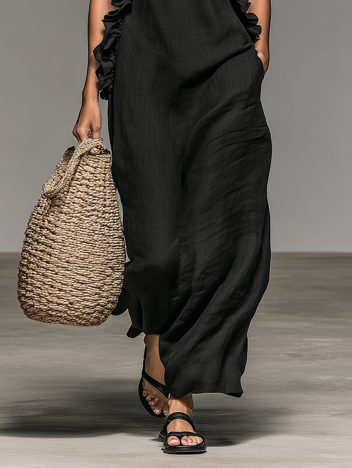 Gladys™ Maxi Jurk met zakken