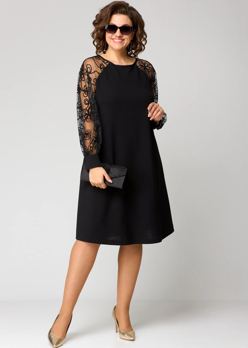 Edyth™ Elegante Kant Jurk