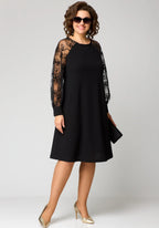 Edyth™ Elegante Kant Jurk