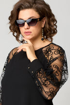 Edyth™ Elegante Kant Jurk