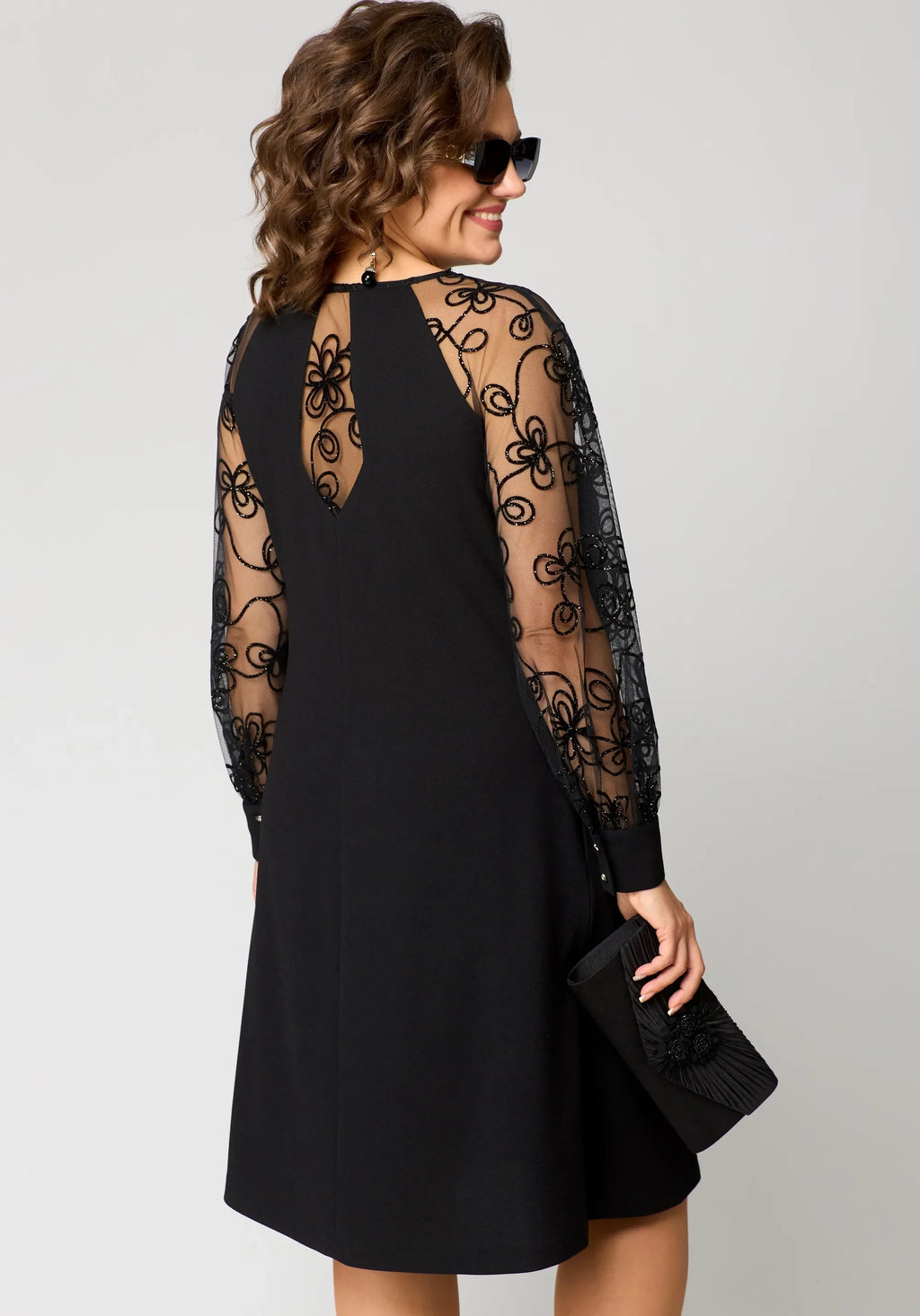 Edyth™ Elegante Kant Jurk