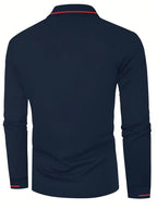Emerson | Verfijnde Lange Mouwen Polo Shirt