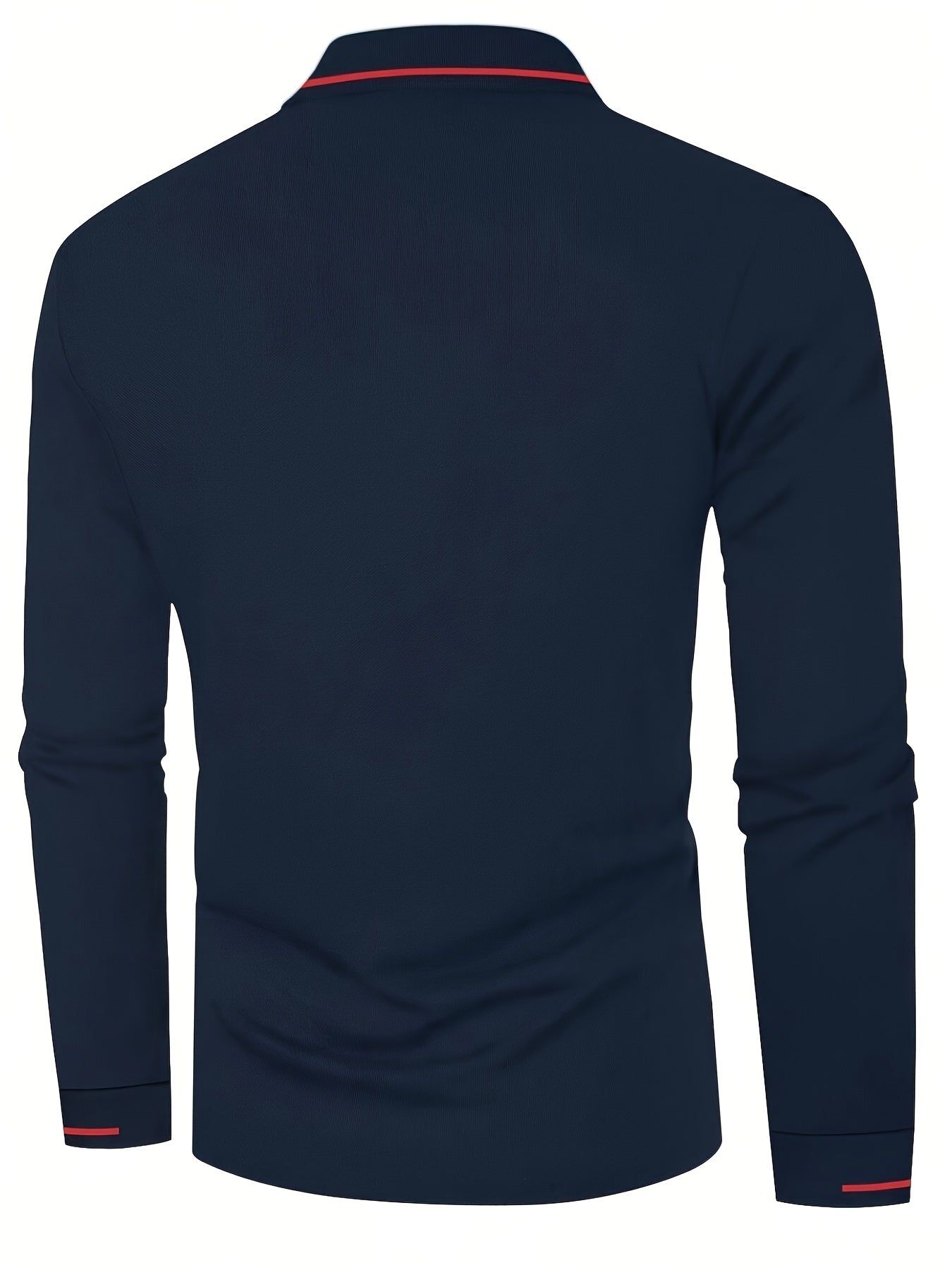 Emerson | Verfijnde Lange Mouwen Polo Shirt