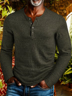 Callahan | Geribbelde Lange Mouwen Henley
