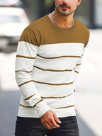 Bennington | Klassieke Gestreepte Crewneck Trui