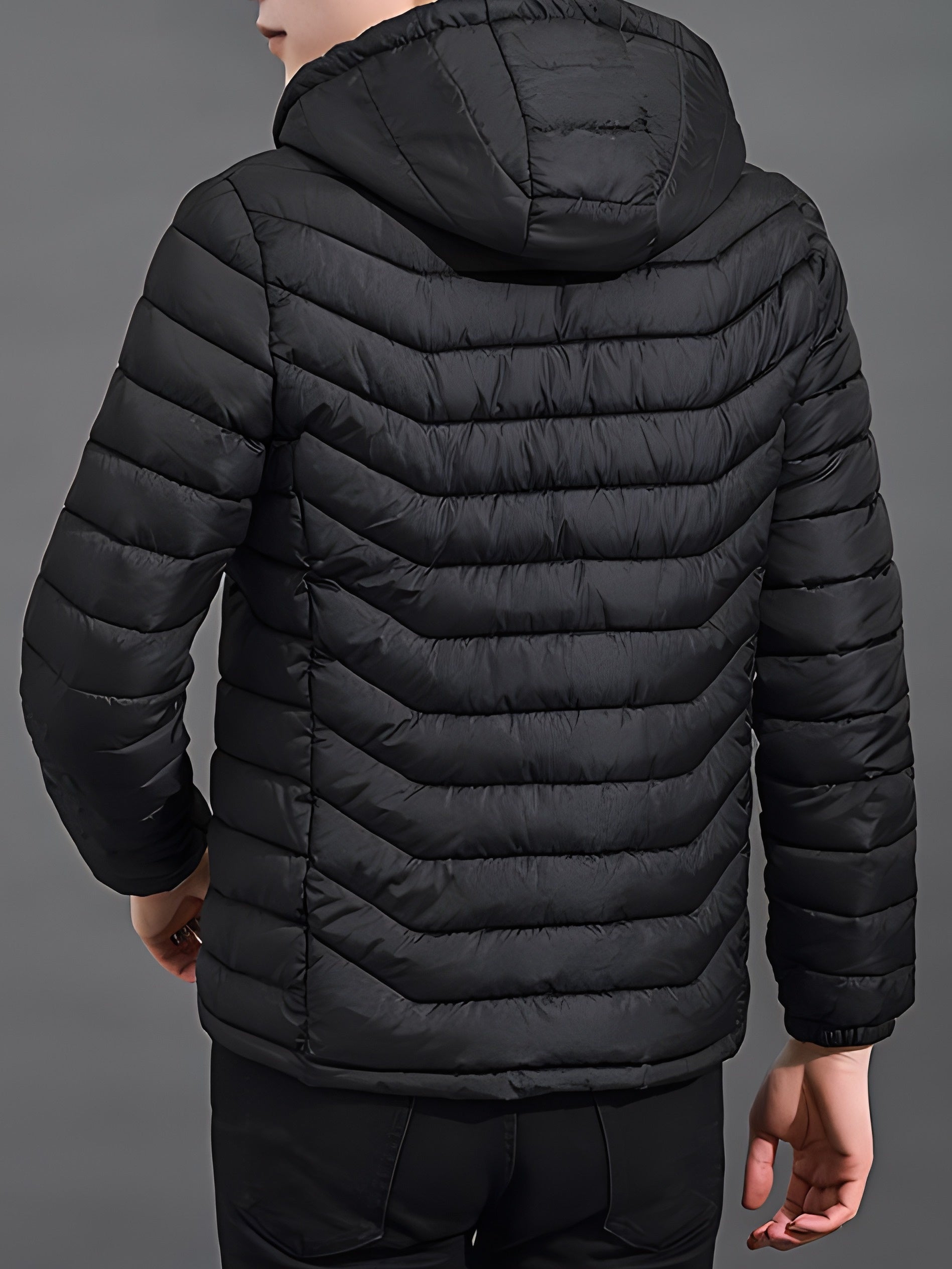 Silas | Gewatteerde Puffer Jacket met Kap