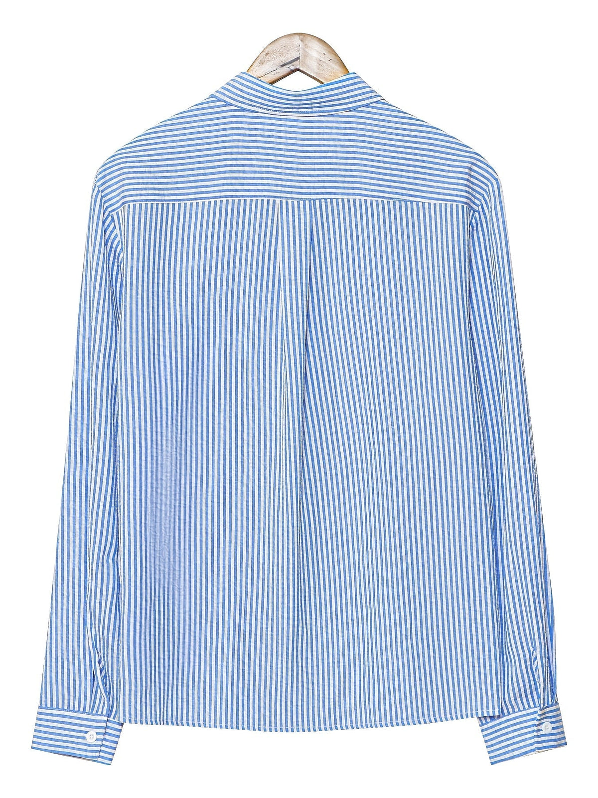 Callum | Verfijnde Gestreepte Lange Mouwen Shirt