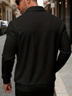 Charles | Textured Full-Zip Jacket