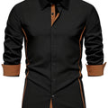Harlan | Contrast-Trim Overhemd met Knopen