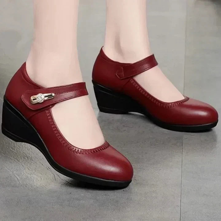 Monica | Klassieke Mid Heel Comfort Schoenen
