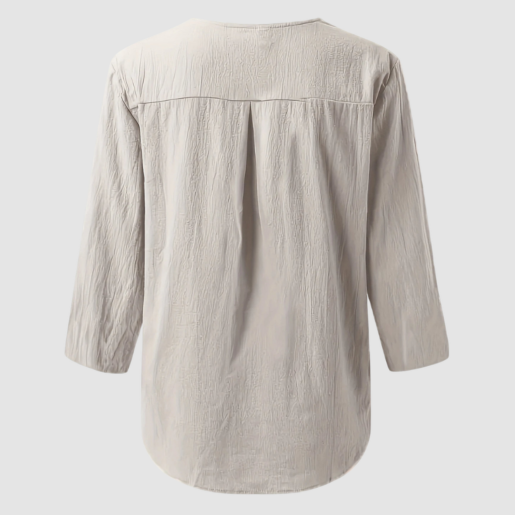 Melisa™ Casual Katoenen & Linnen Blouse