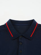Emerson | Verfijnde Lange Mouwen Polo Shirt