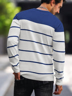 Bennington | Klassieke Gestreepte Crewneck Trui