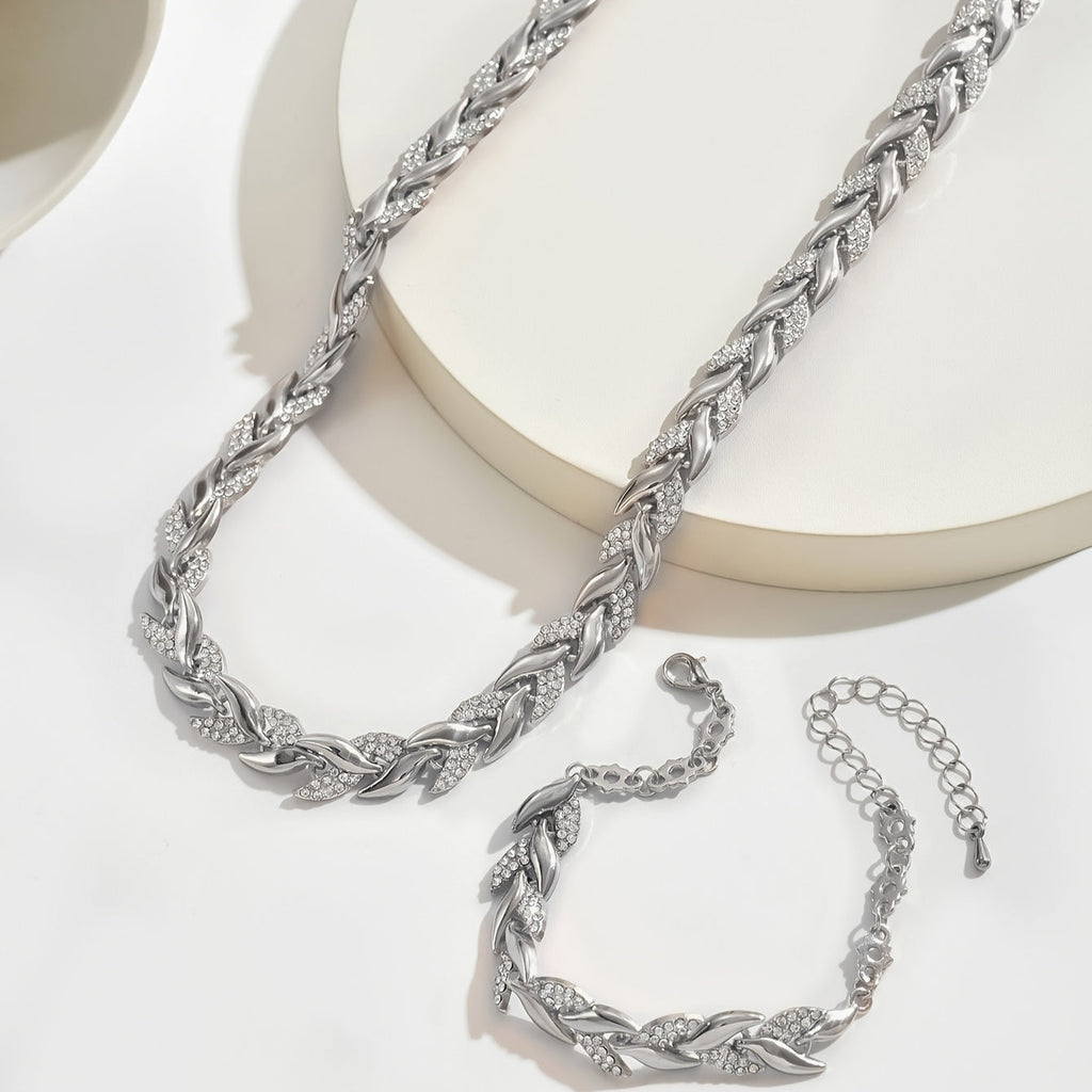 Emma | Crystal Fishtail Sieradenset