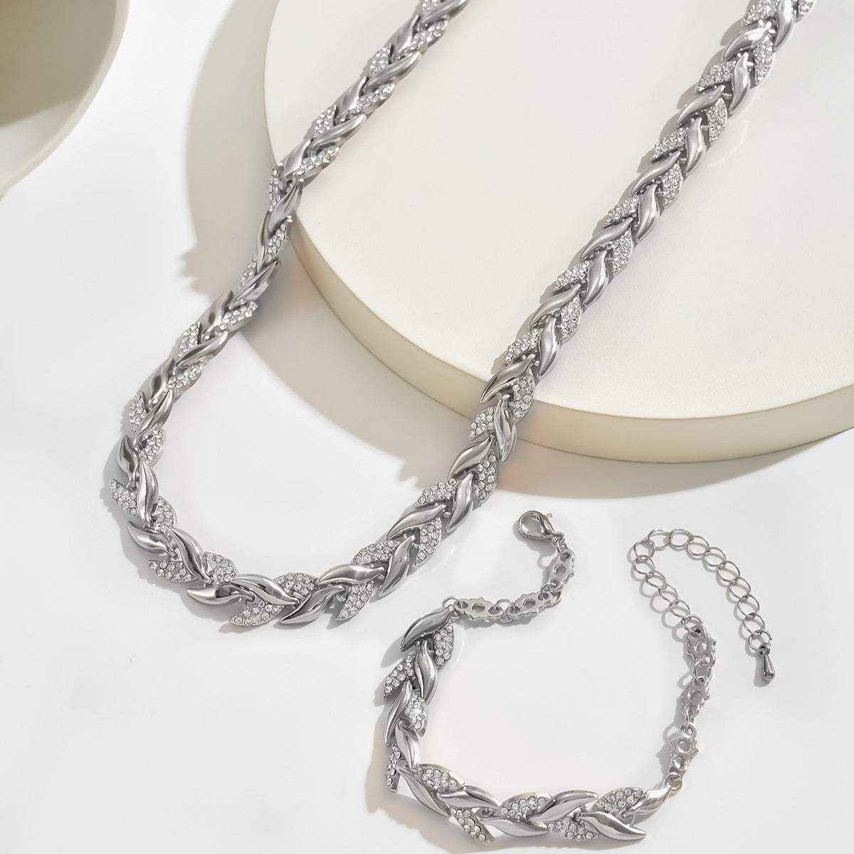 Emma | Crystal Fishtail Sieradenset