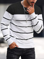 Bennington | Klassieke Gestreepte Crewneck Trui
