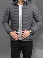 Silas | Gewatteerde Puffer Jacket met Kap